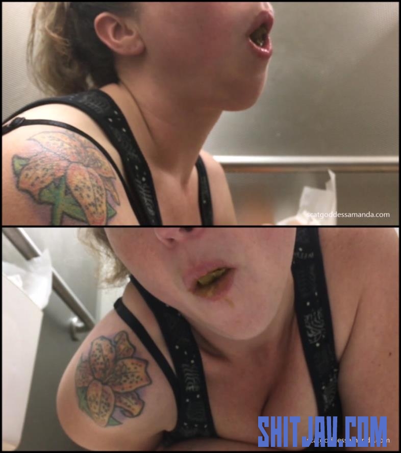 [Special #234] Woman amateur shitting in public toilet and suck turd (2018/FullHD/606 MB) 012.0234_BFSpec-234