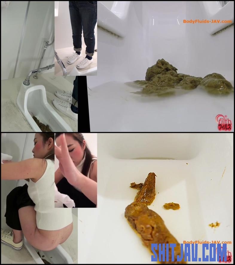 BFFF-143 Girls defecates big shit pile in public toilet close-up (2018/FullHD/280 MB) 239.2016_BFFF-143